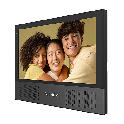 картинка Slinex Sonik-7 Cloud цвет черный. 7" AHD Видеодомофон с переадресацией входящего вызова от компании Intant